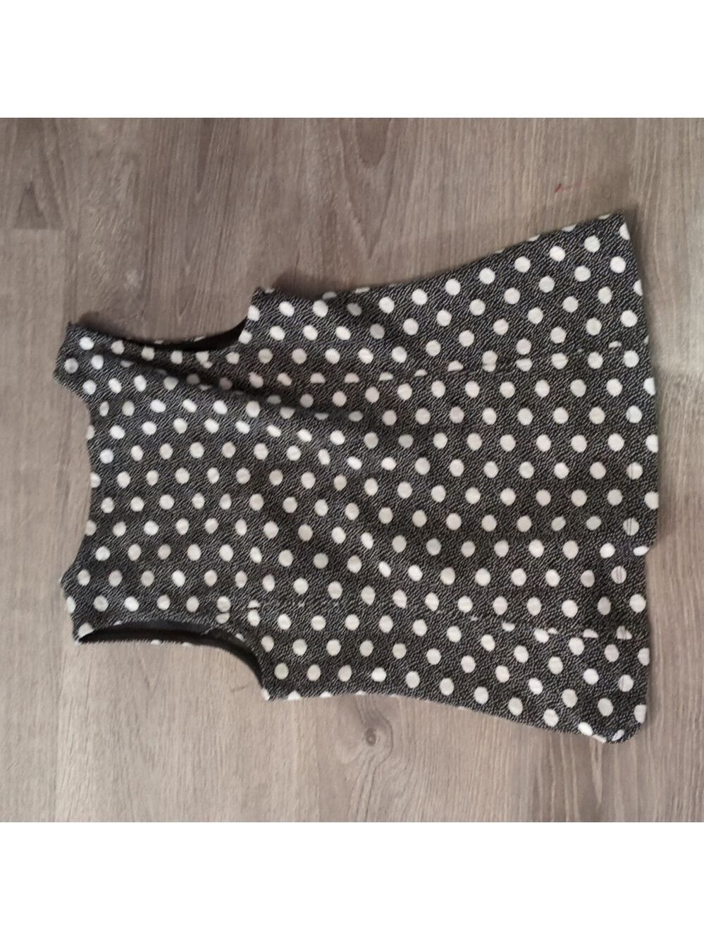 Maeve By Anthropologie Black White Polka Dot Tank Size Small - Picture 5 of 5